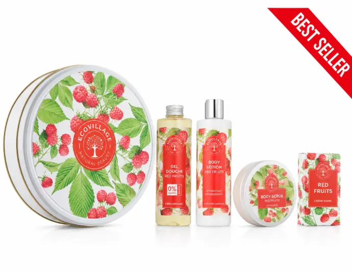 Coffret boite fruits rouges