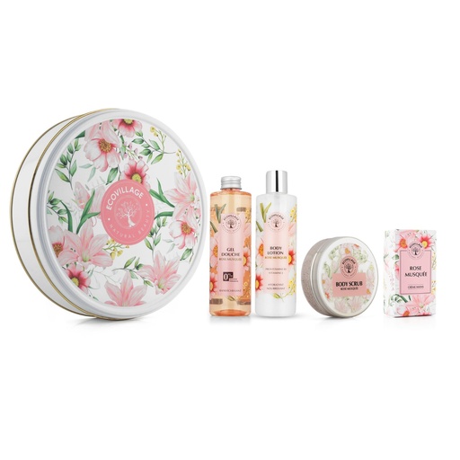 [PF1315] Coffret boite rose musqué